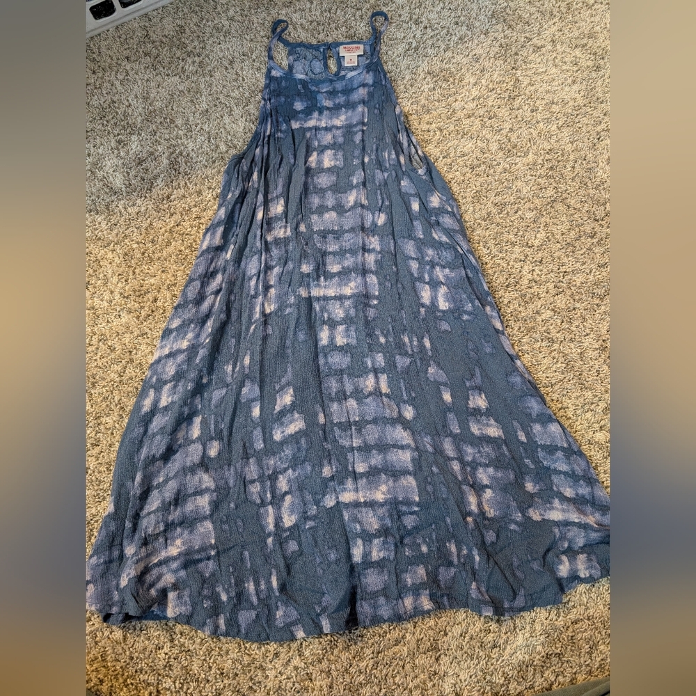 Winter Sale. Tie Dye Dress